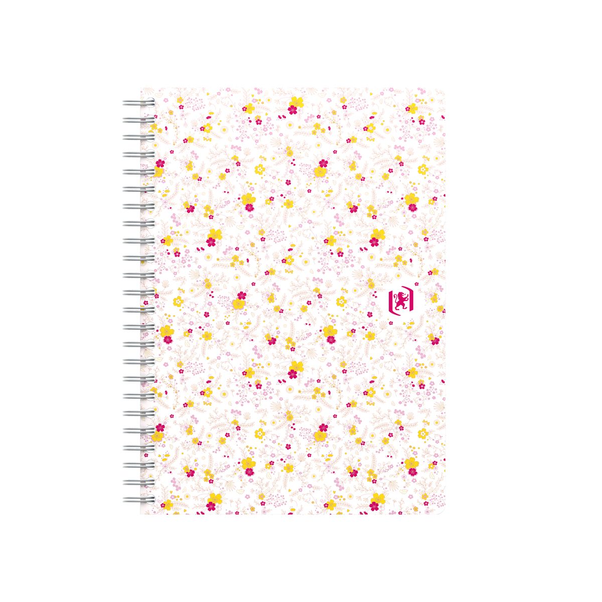 Kołozeszyt (kołobrulion) Oxford Floral A5 120k. 90g krata/tagi (400094951)
