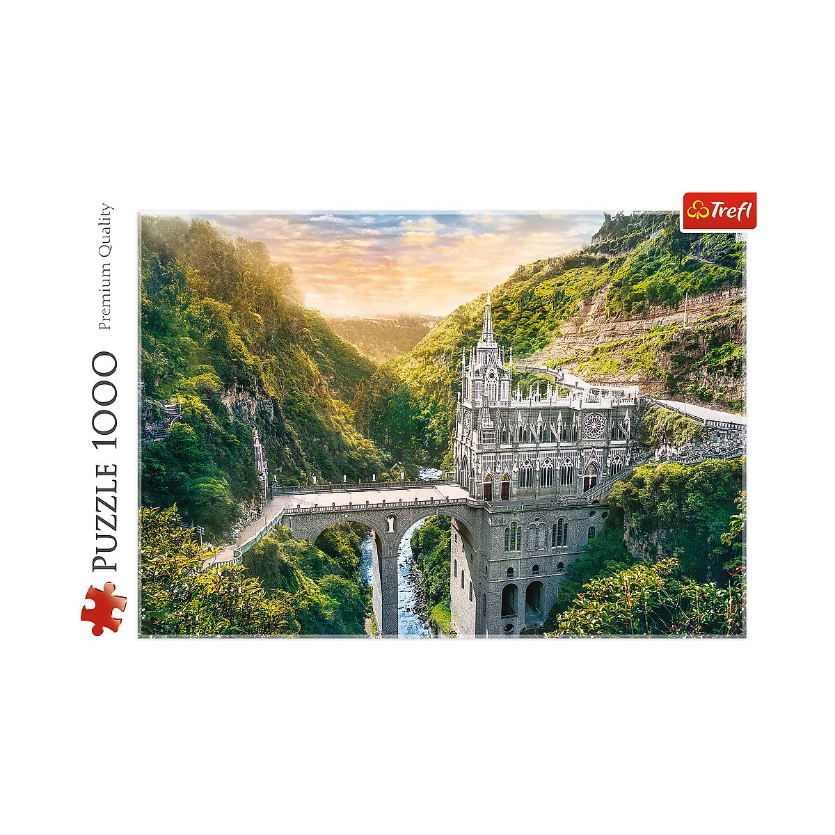 Puzzle Trefl Sanktuarium Las Lajas, Kolumbia 1000 el. (10724)