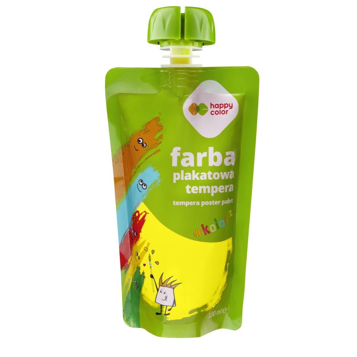 Farba tempera M&G kolor: żółty 100ml 1 kolor. (HA HA 3310 0100-1)