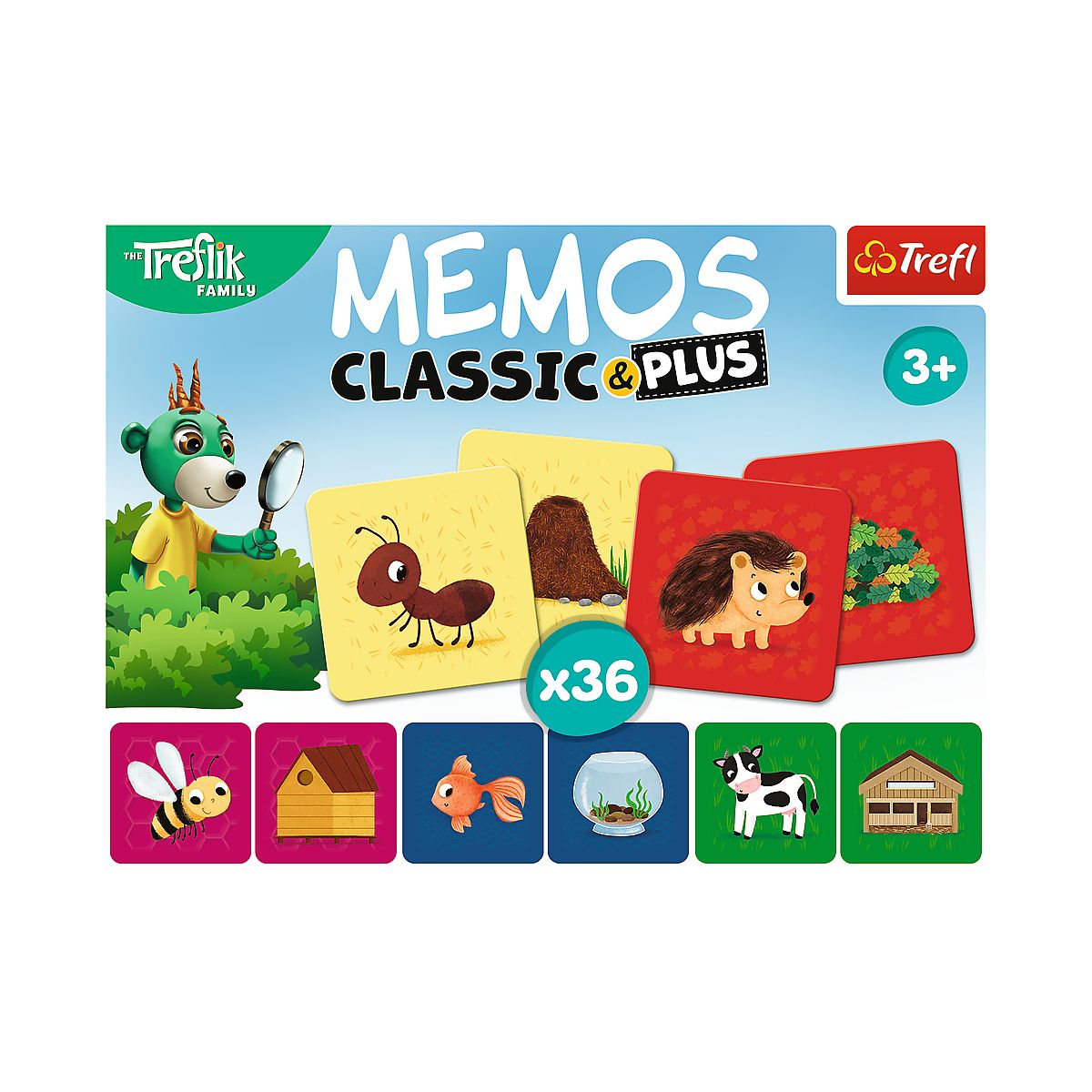 Gra strategiczna Trefl Memos classic&plus (02333)