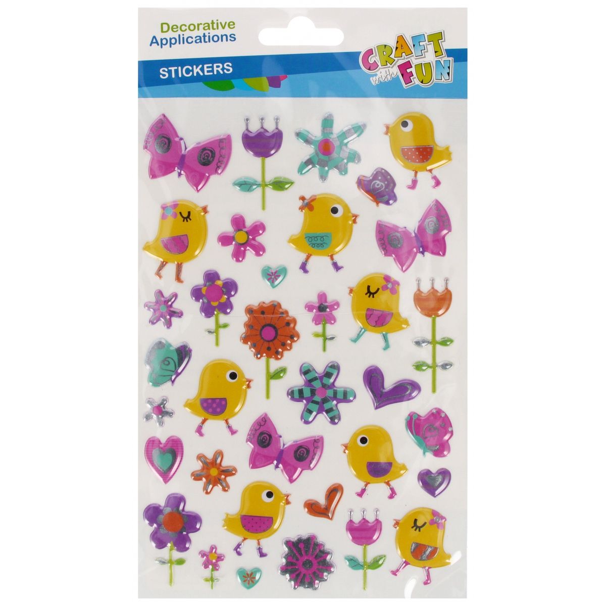 Naklejka (nalepka) Craft With Fun kurczak (555455)