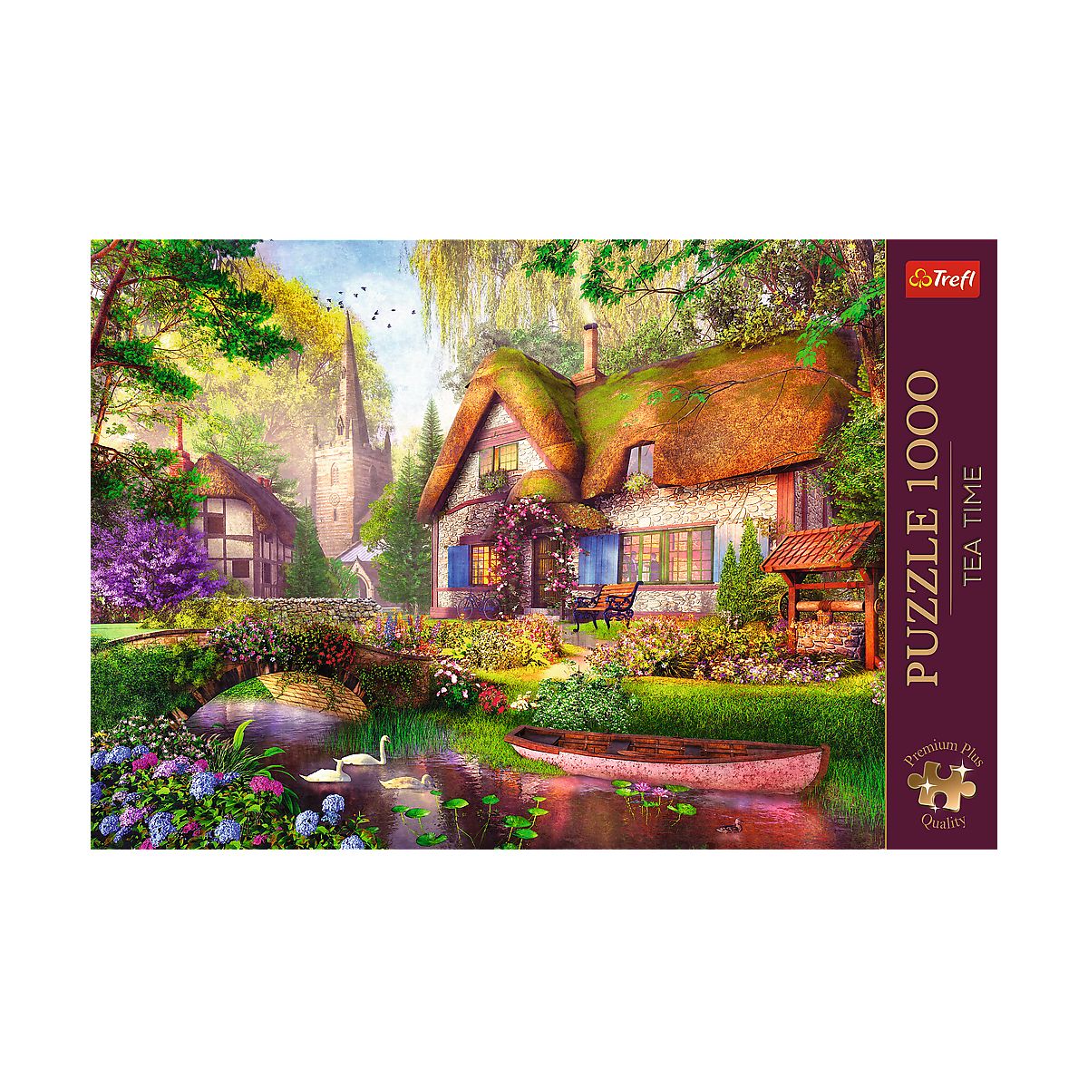 Puzzle Trefl Premium Plus Urocza chatka w lesie 1000 el. (10804)