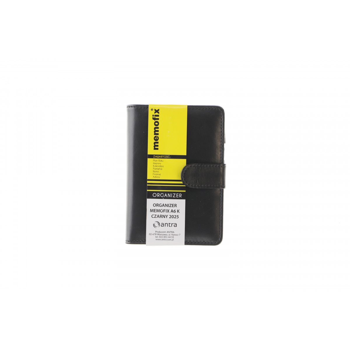 Organizer Antra A6 czarny MEMOFIX A6 czarna (5904210086685)