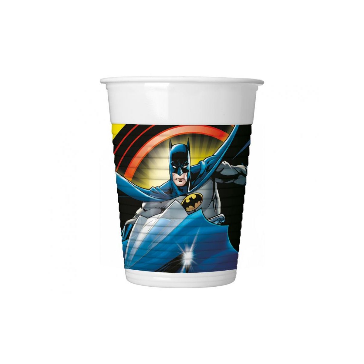 Kubek jednorazowy Godan Batman plastik 200ml (94833)