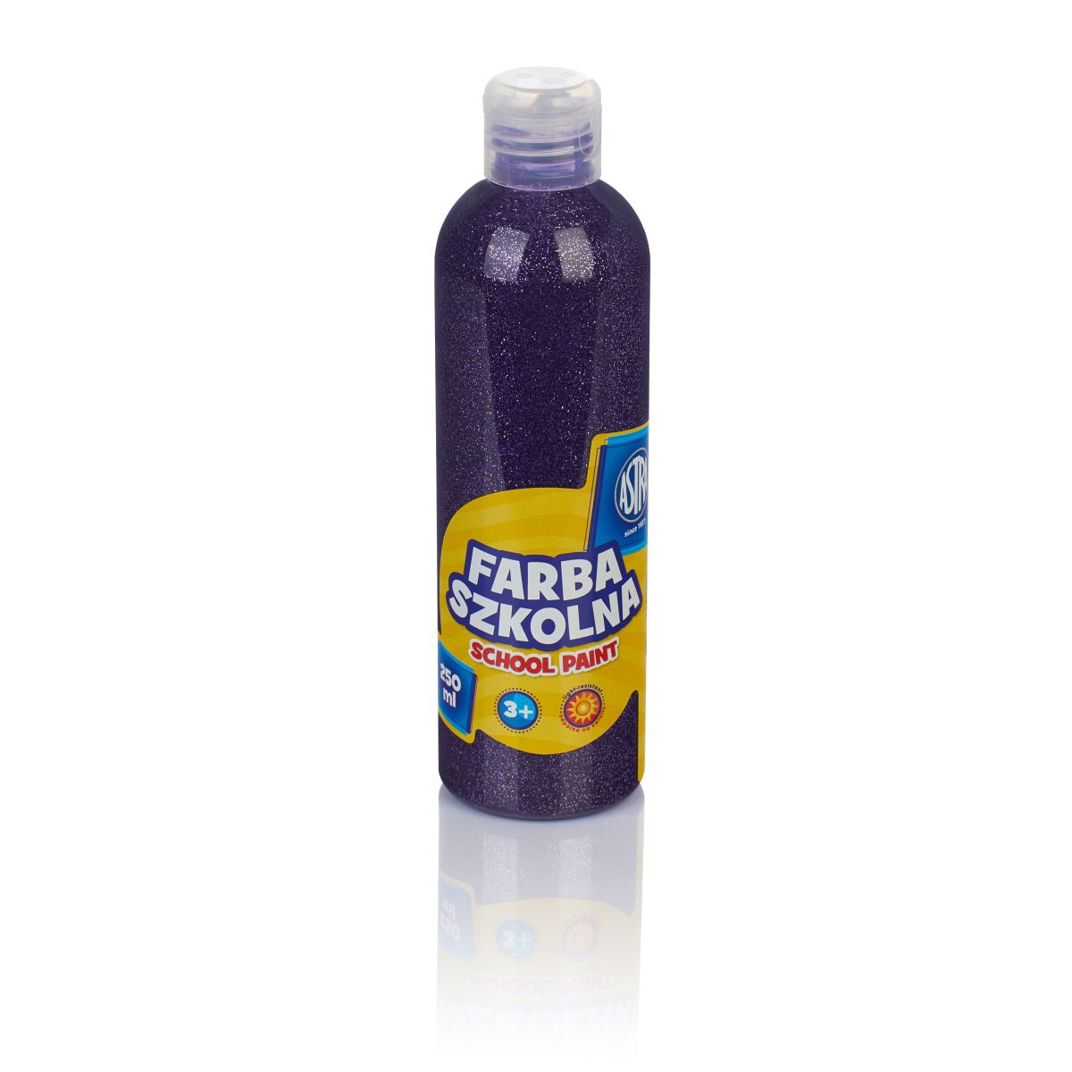 Farby plakatowe Astra szkolne kolor: fioletowy 250ml 1 kolor.