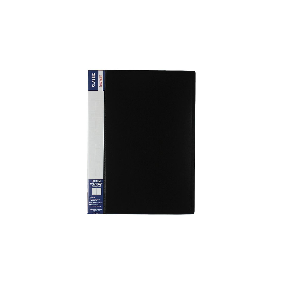 Teczka ofertowa Classic A4 kolor: czarny 30 kieszeni Biurfol (AOF-03-05)