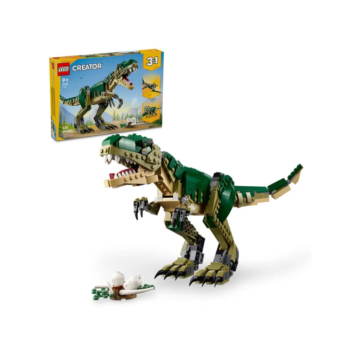 Klocki konstrukcyjne Creator 3w1 Tyranozaur Lego (31151)
