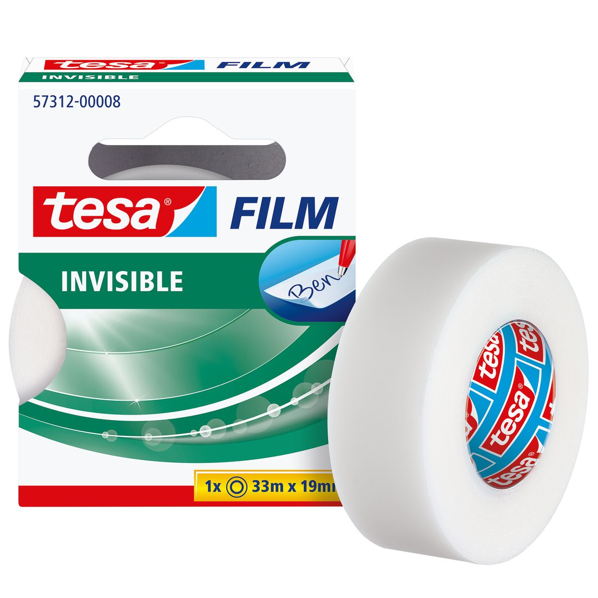 Taśma biurowa invisible mleczna Tesa (57312-00008-02 TS)