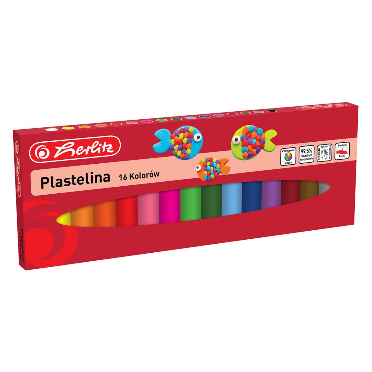 Plastelina Herlitz 16 kol. 9570797 mix (300022655)