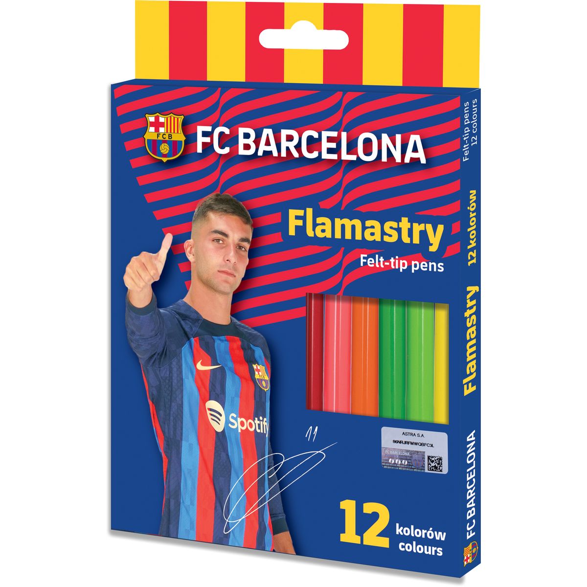 Flamaster Astra okrągłe FC Barcelona 12 kol. (314023050)