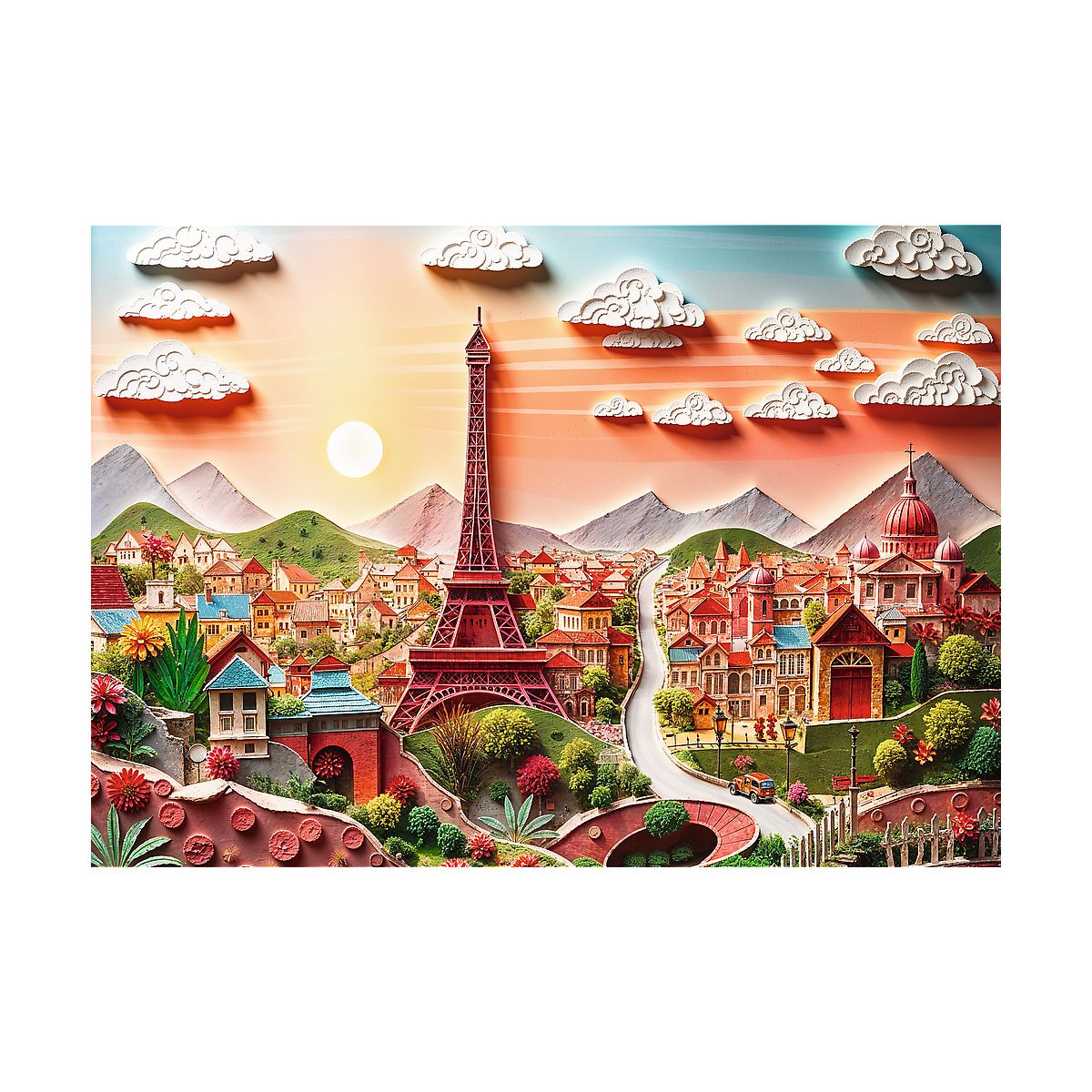 Puzzle Jubileuszowe Paryż 1000 el. Trefl (40044)