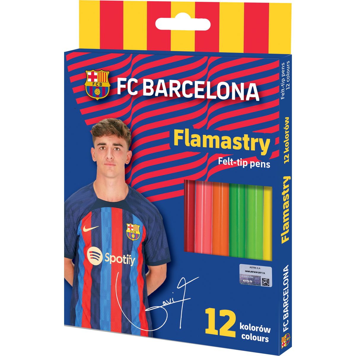 Flamaster Astra okrągłe FC Barcelona 12 kol. (314023050)