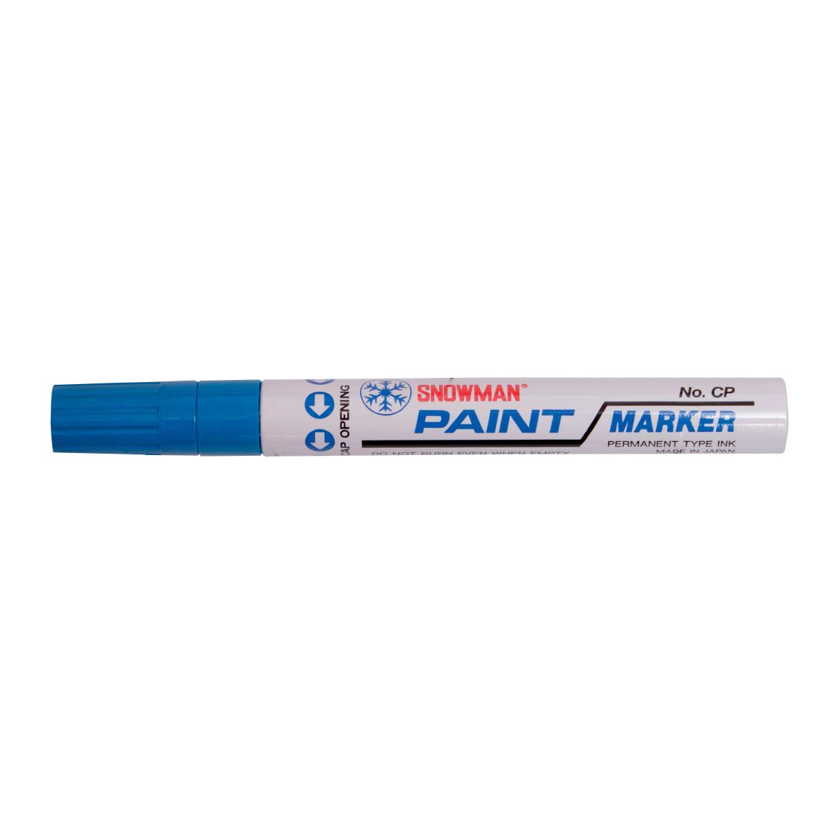 Marker olejowy Snowman gruby niebieski niebieski 1,5-3,00mm okrągła końcówka