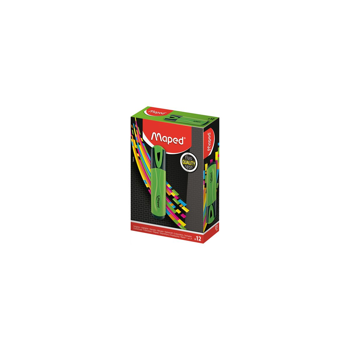 Zakreślacz PEPS fluo zielony 1,0-5,0mm Maped (734033)