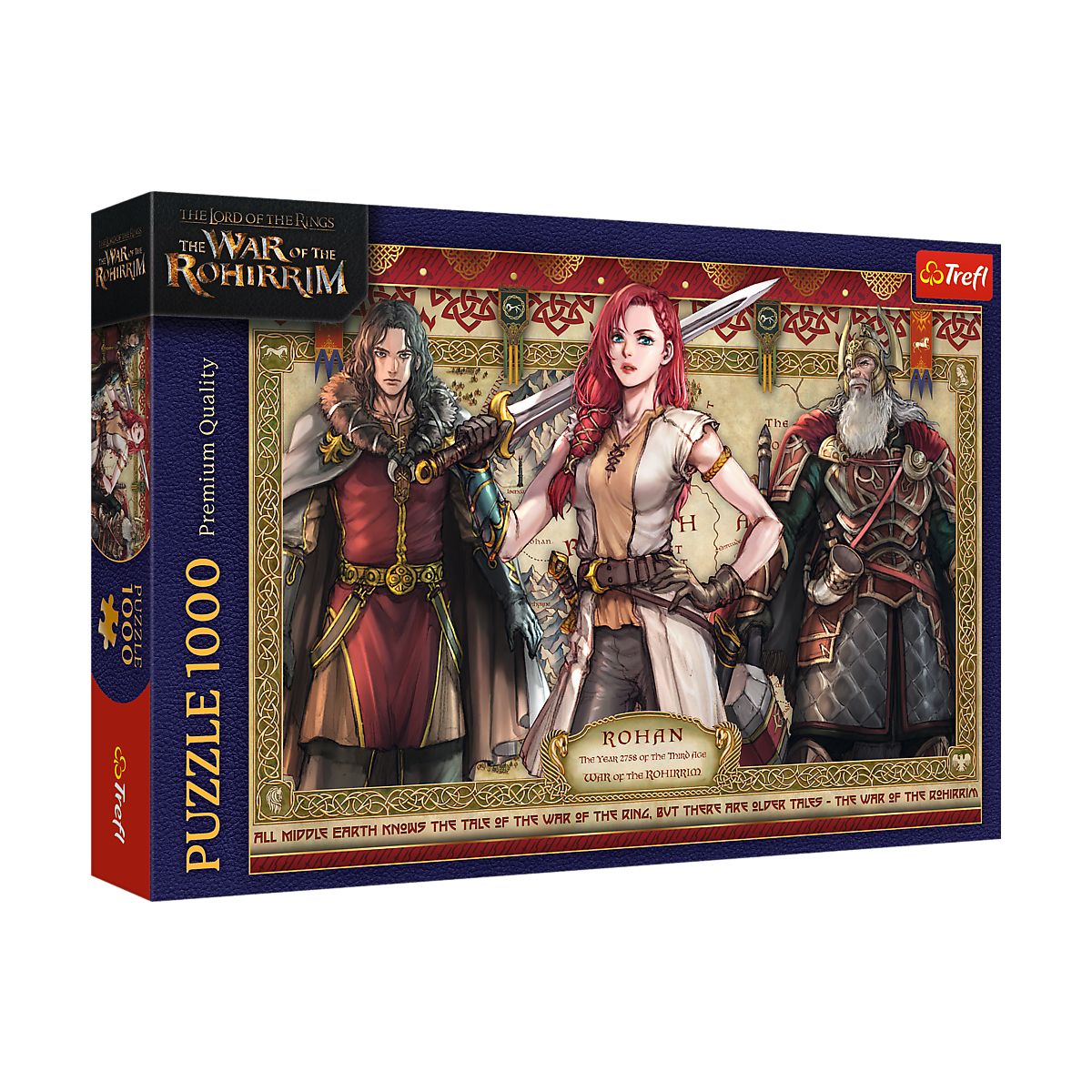 Puzzle Władca Pierścieni Wojna Rohirrimów 1000 el. Trefl (10937)