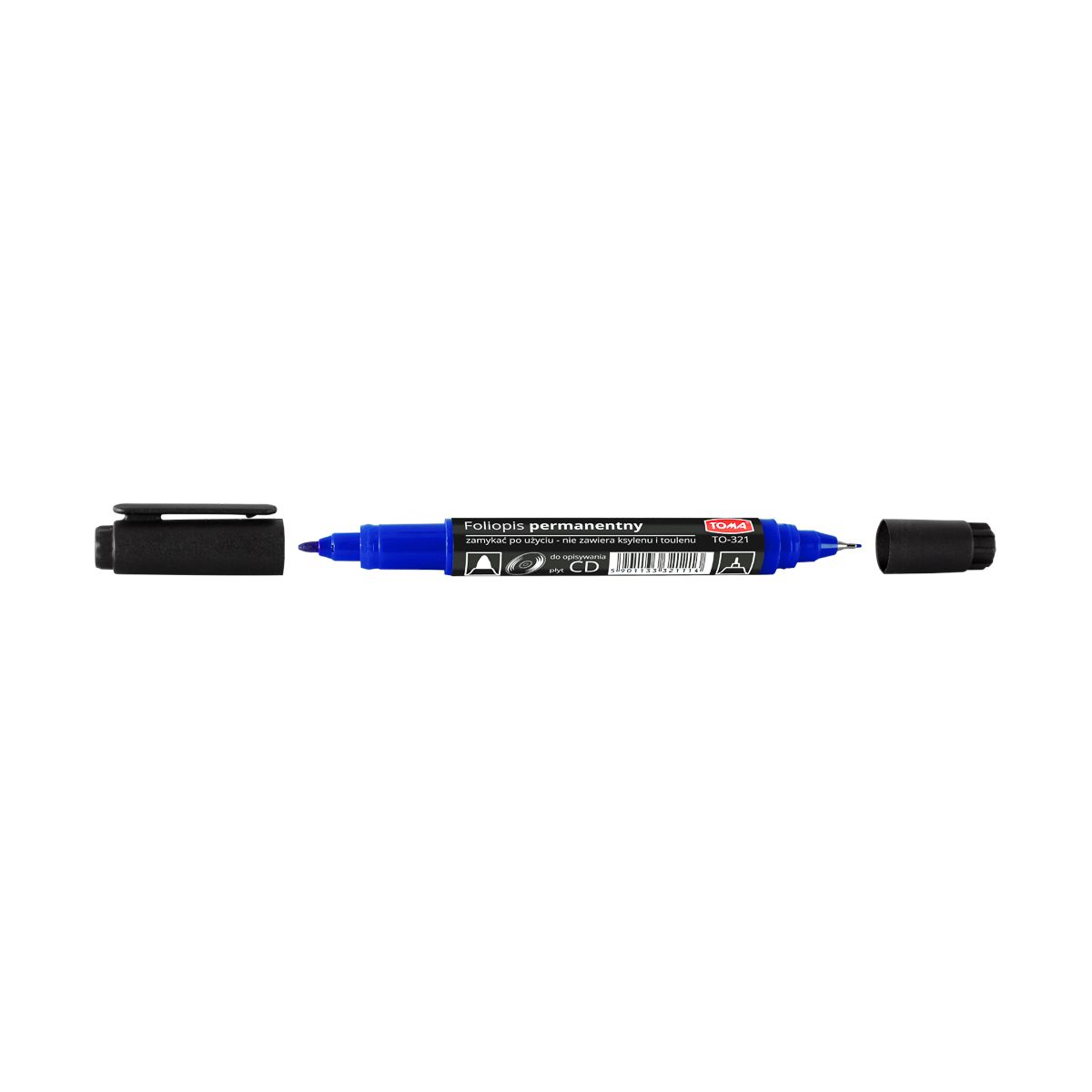 Marker do cd Toma 321 niebieski 0,5/1,0mm (TO-321)