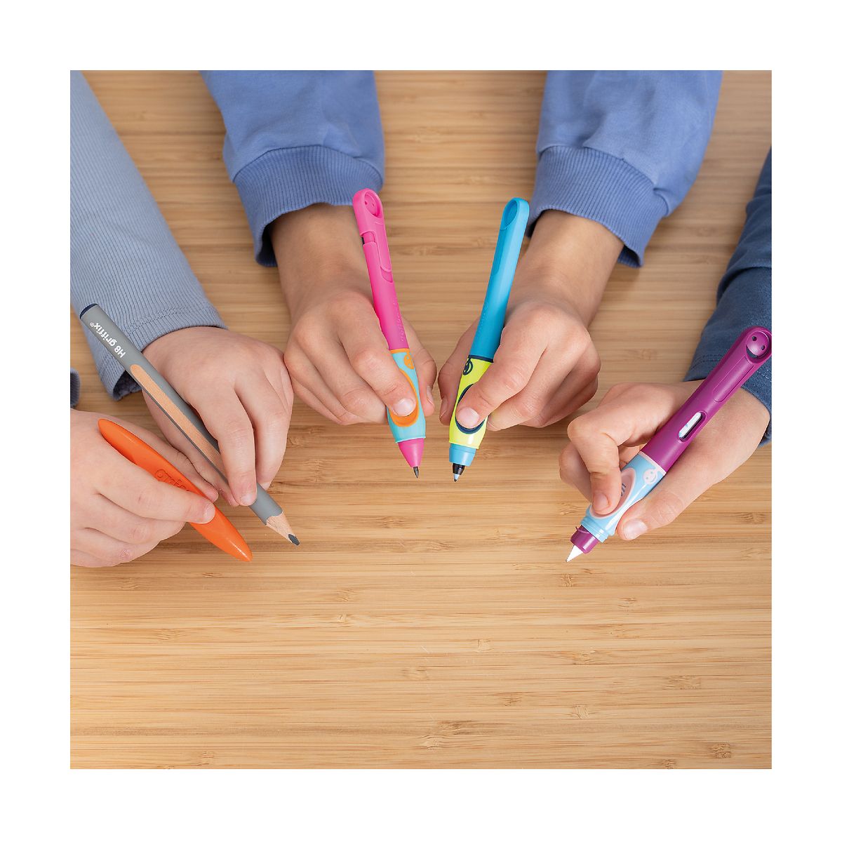 Pióro kulkowe Pelikan Dla Praworęcznych Griffix neon fresh blue (400191571)