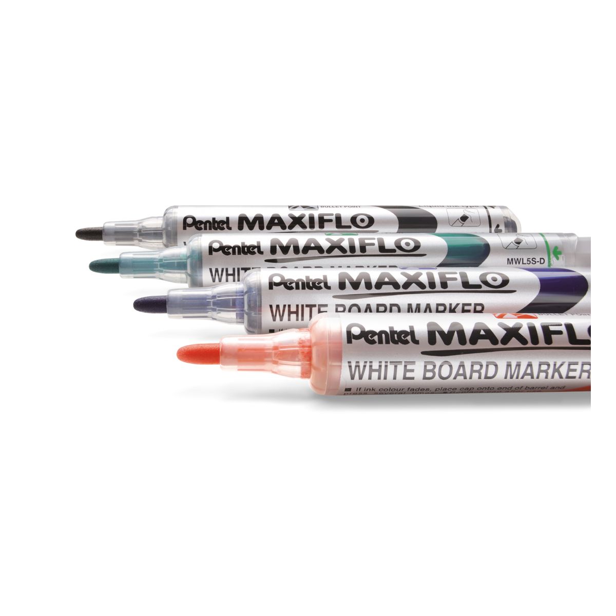 Marker suchościeralny Pentel, czerwony 1,1-2,2mm okrągła końcówka