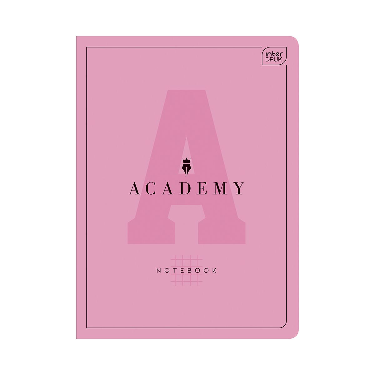 Zeszyt Hybrid Academy A5 60k. 90g krata Interdruk