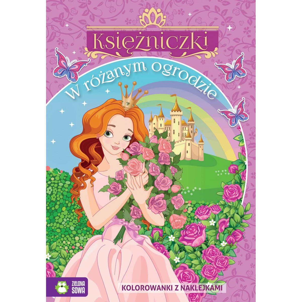 Książeczka edukacyjna Zielona Sowa W różanym ogrodzie