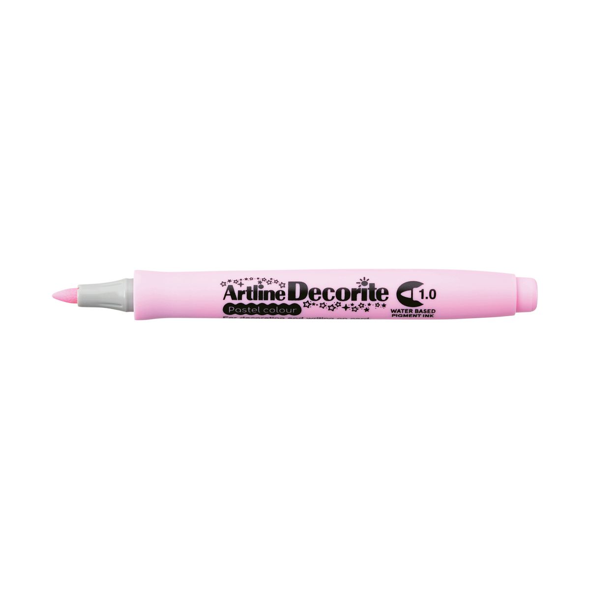 Marker permanentny Artline rózowy pastelowy decorite różowy 1,0mm pędzelek końcówka (AR-033 8 4)