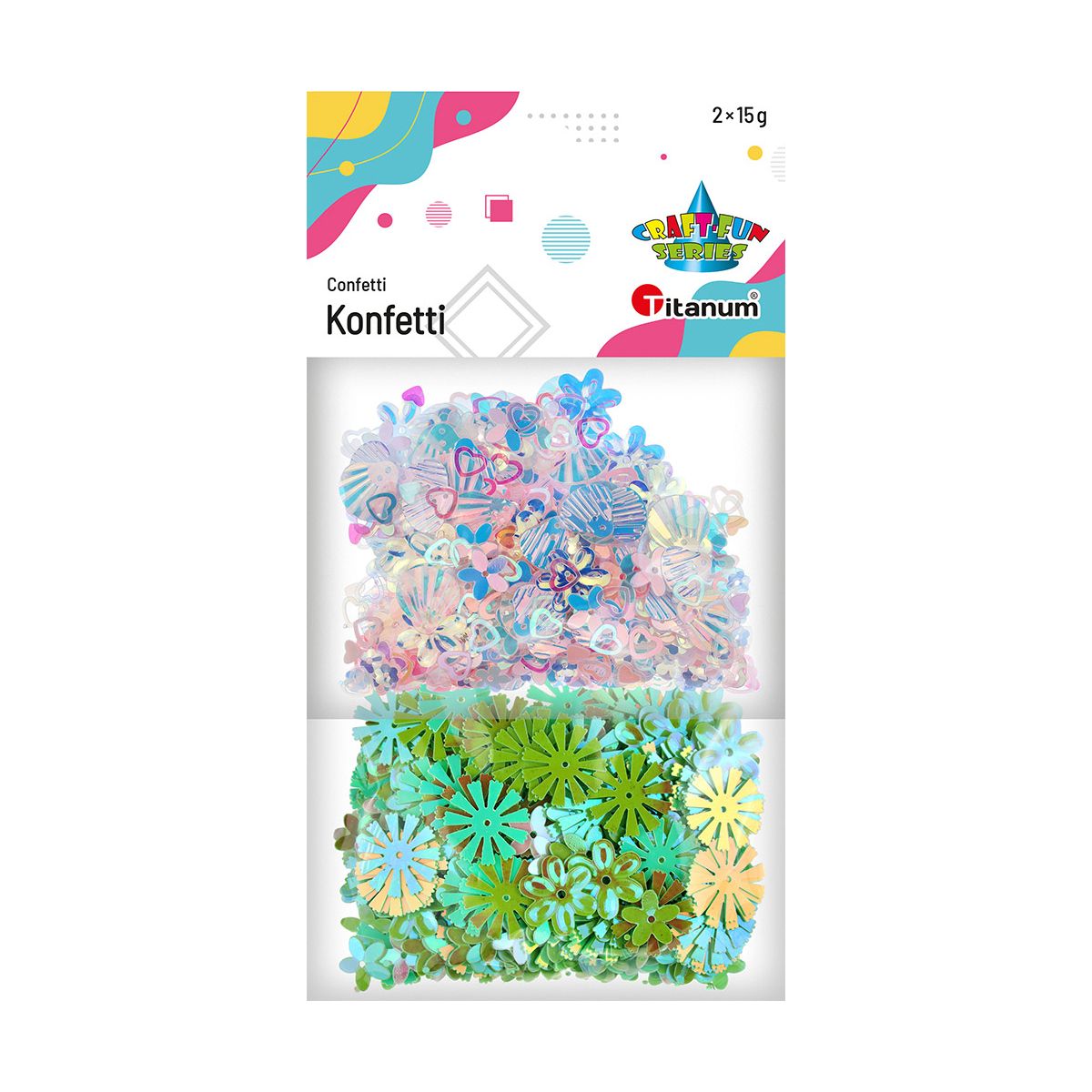 Konfetti Titanum Craft-Fun Series mix wiosenny (2324001)