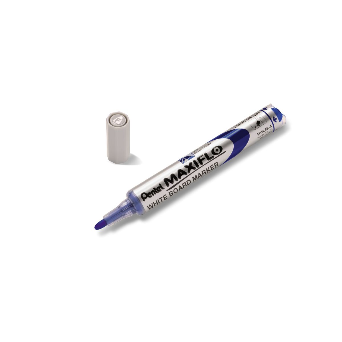 Marker suchościeralny Pentel niebieski 1,1-2,2mm okrągła końcówka