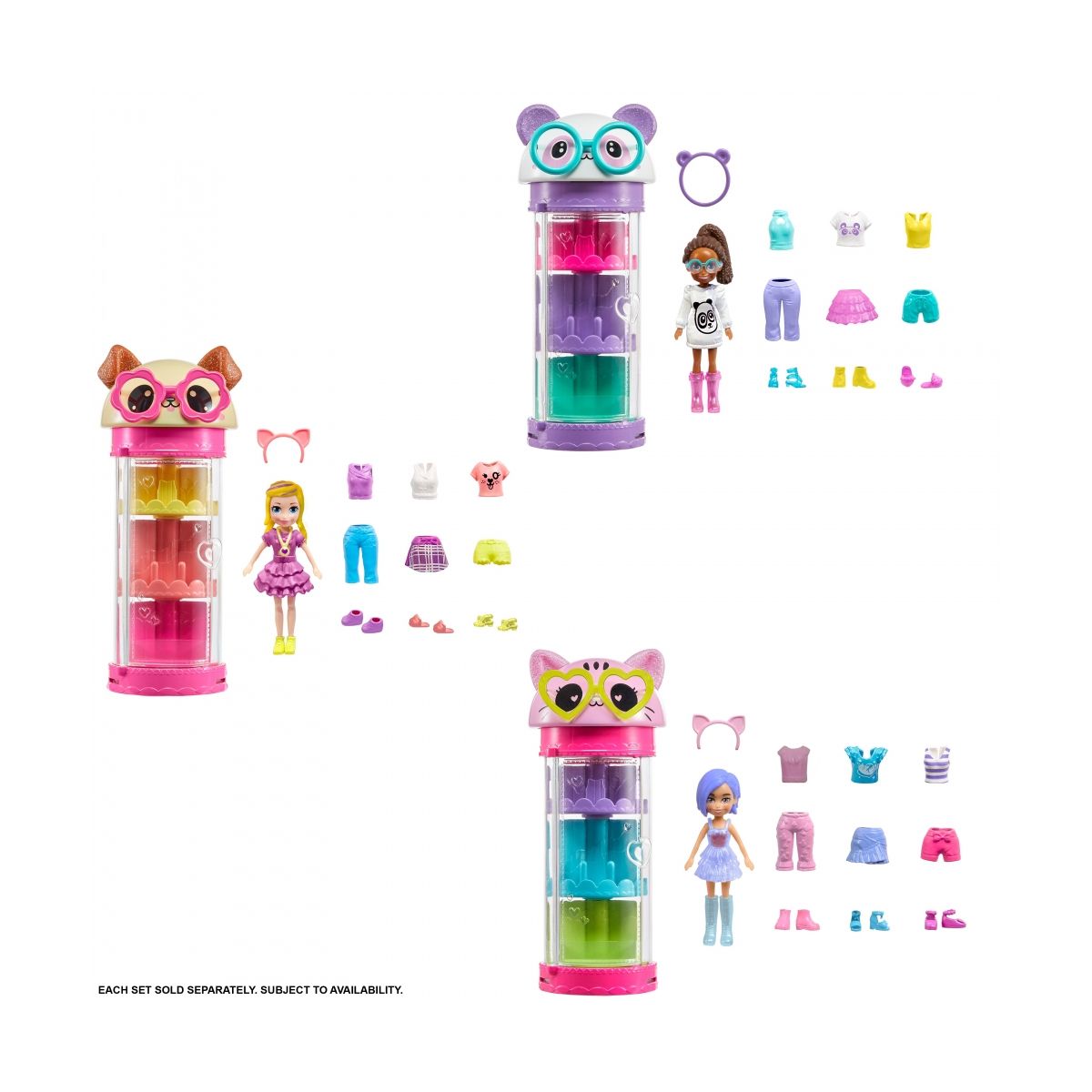 Figurka Polly Pocket karuzelka stylu Mattel (HKW04)
