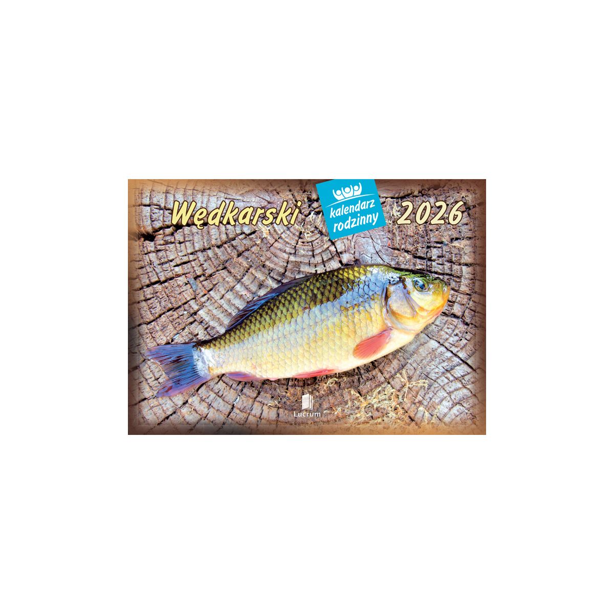 Kalendarz ścienny (401000) k:2915-377 wędkarski rodzinny 280mm x 200mm Lucrum (WL14)