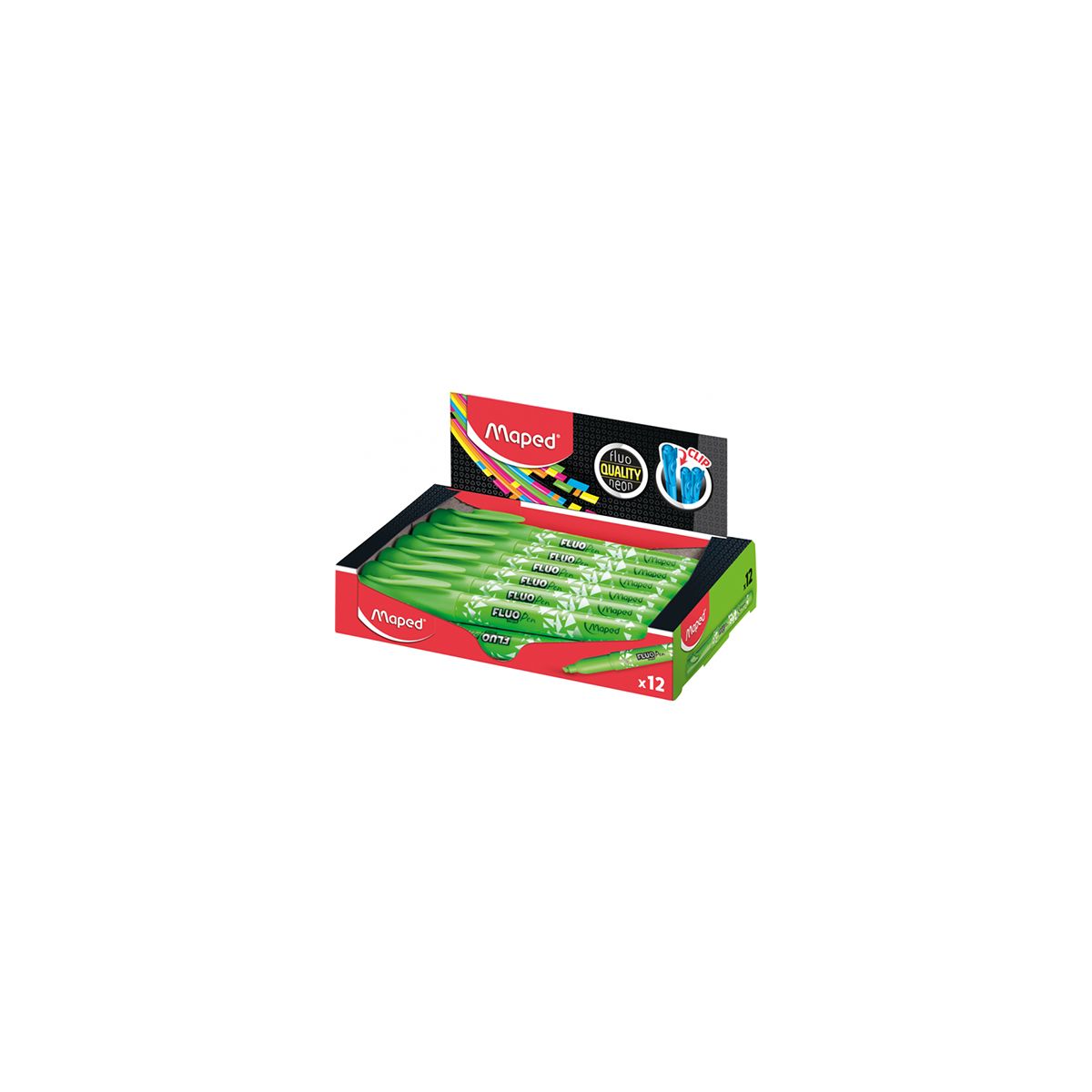 Zakreślacz PEPS fluo zielony 1,0-5,0mm Maped (734033)