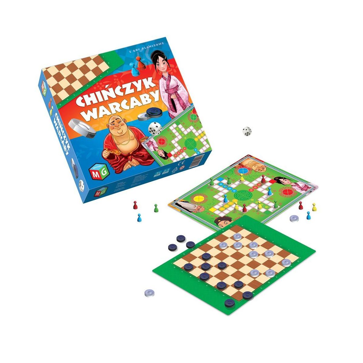 Gra planszowa CHIŃCZYK/WARCABY Multigra