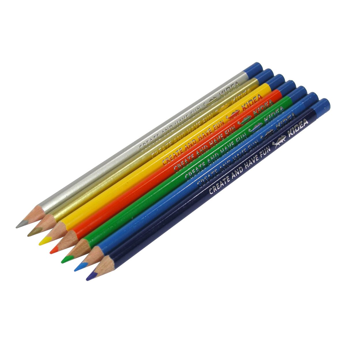 Kredki ołówkowe KIDART 12 kol. Kidea (KT12KA)