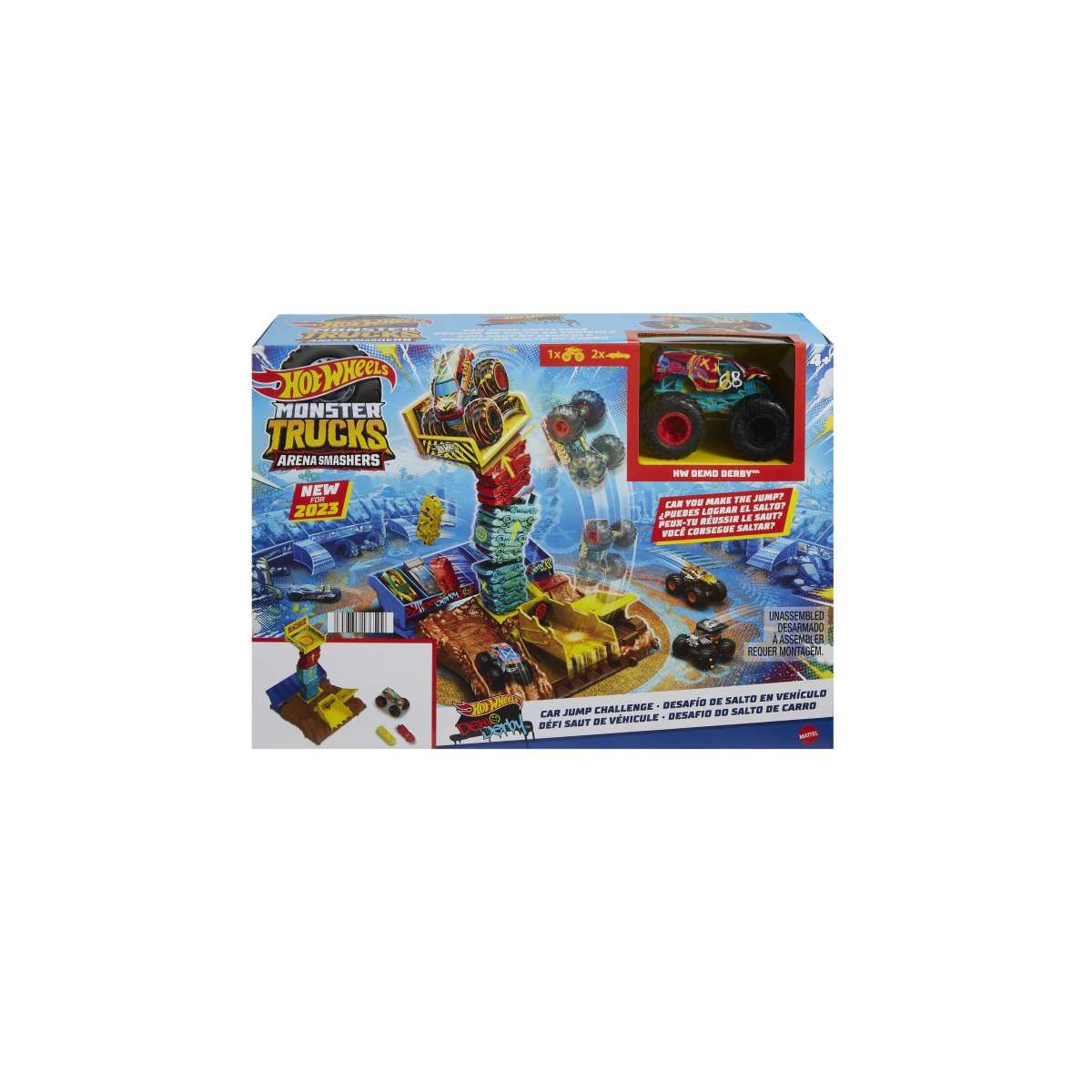 Tor wyścigowy Hot Wheels Monster Trucks Arena Smashers (HNB94)