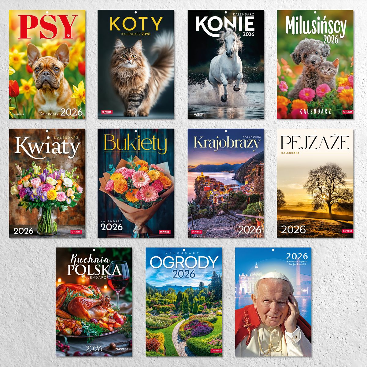 Kalendarz ścienny (401000) k:2915-377 A4 MILUSIŃSCY A4 Press (5904830713473)