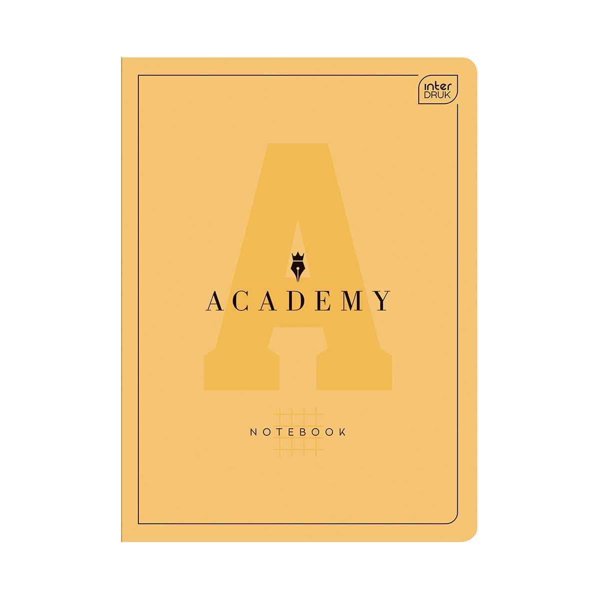 Zeszyt Hybrid Academy 90g A5 32k. 90g krata Interdruk