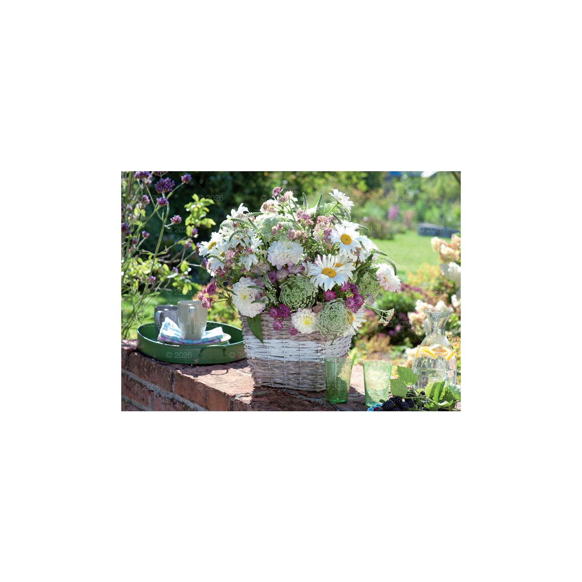 Kalendarz ścienny (401000) k:2915-377 Kwiaty ozdobne rodzinny 2026 280mm x 200mm Lucrum (WL02)