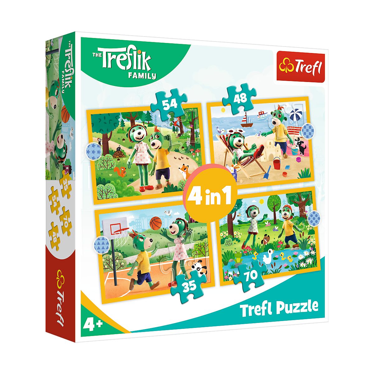 Puzzle Trefliki na wakacjach Trefl (34623)