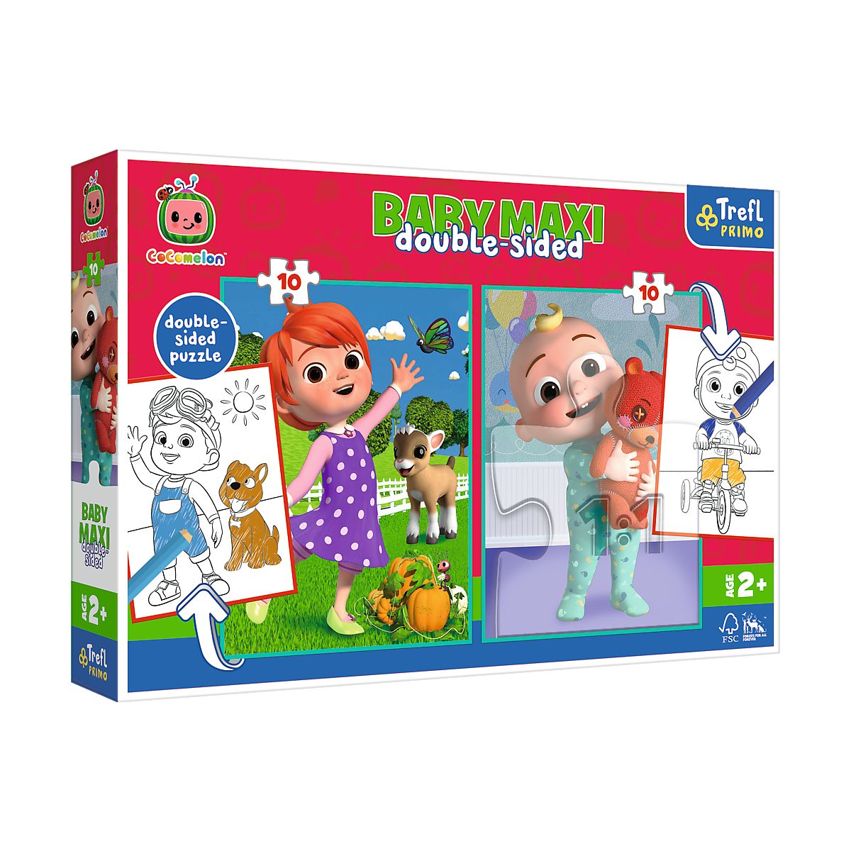 Puzzle Trefl Cocomelon Baby MAXI 2x10 (43008)