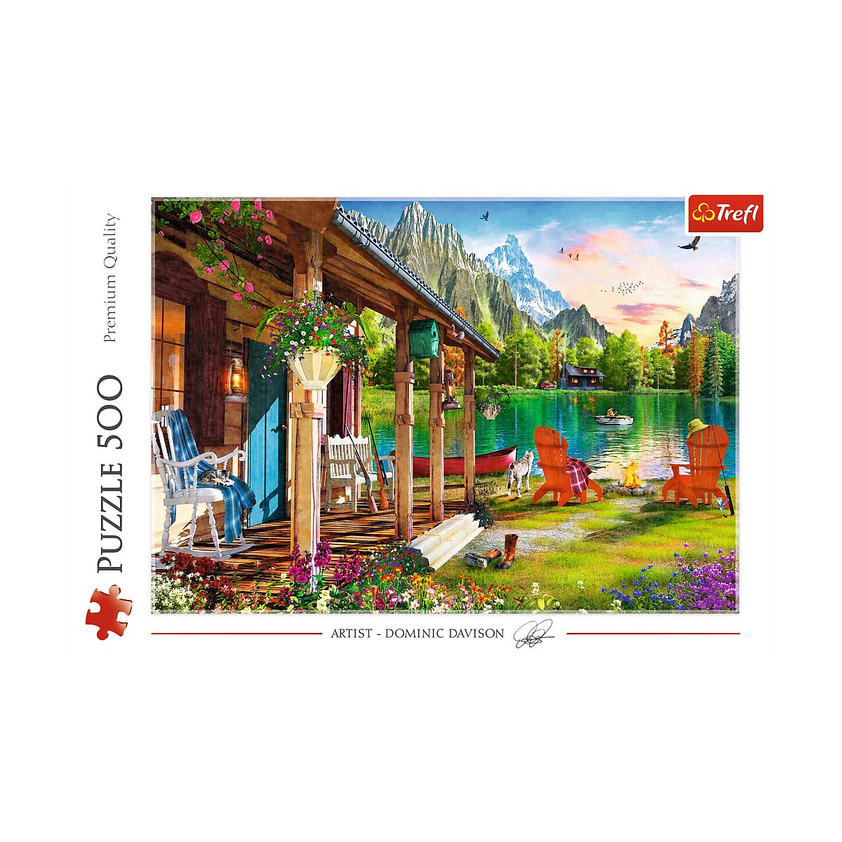 Puzzle Trefl Domek w górach 500 el. (37408)