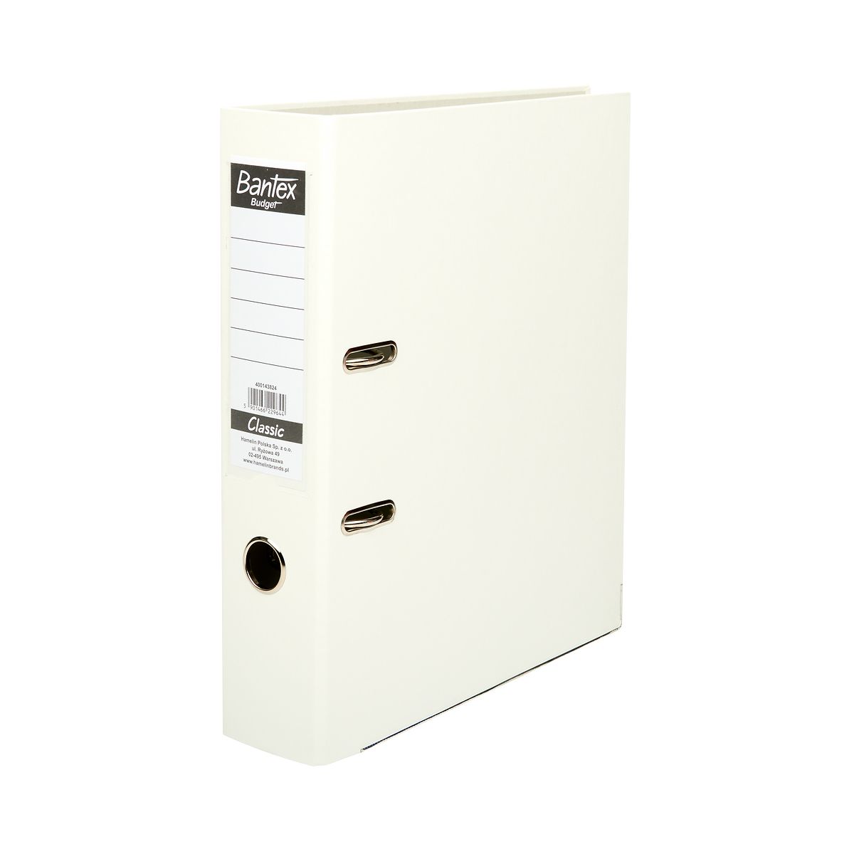 Segregator dźwigniowy Classic A4 75mm biały Bantex (400143824)