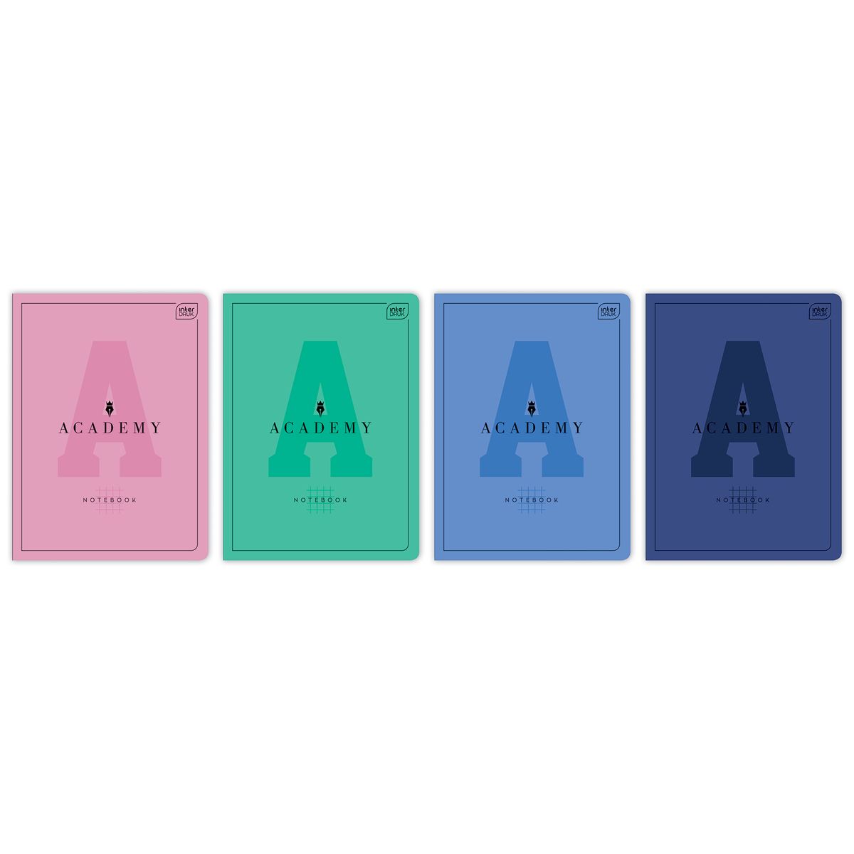 Zeszyt Hybrid Academy A5 60k. 90g krata Interdruk