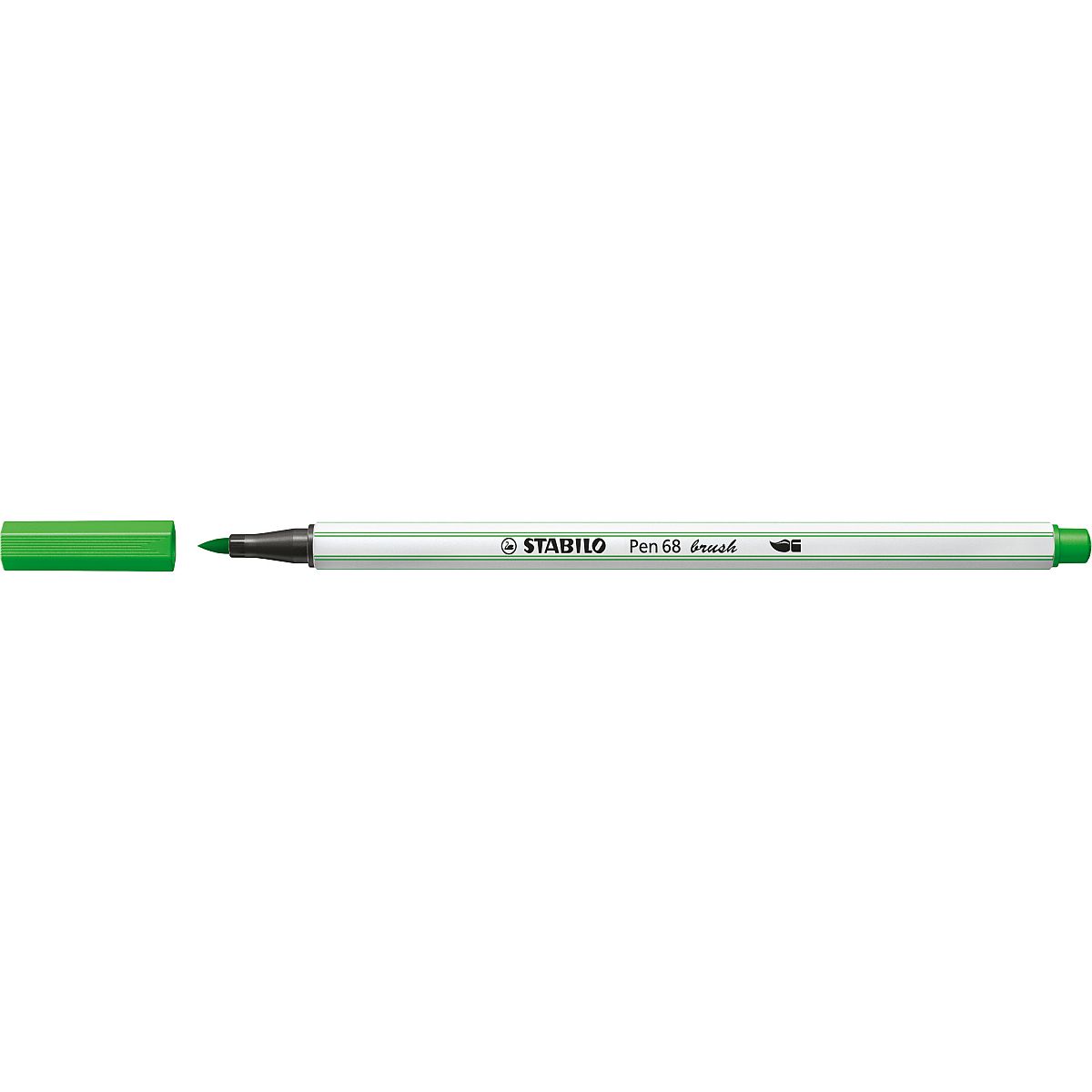 Flamaster Pen 68 brush zieleń liściowa 1 kol. Stabilo (568/43)