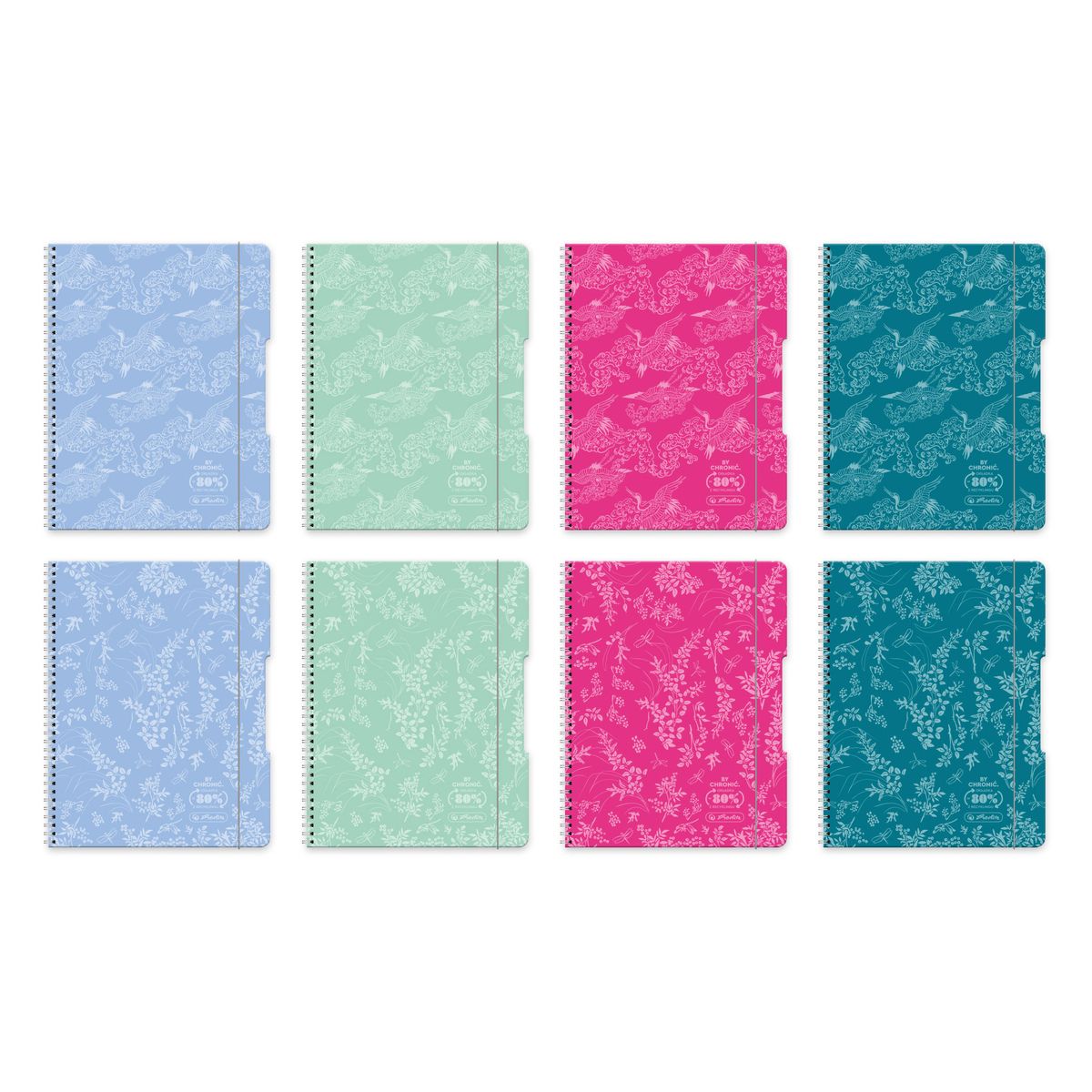 Kołozeszyt (kołobrulion) Herlitz ECO COLORS 9501452 A4 80k. kratka (400198742)
