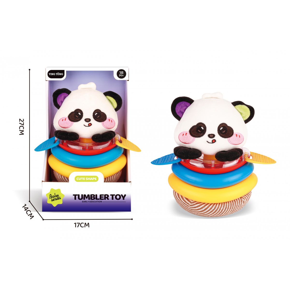 Układanka panda pluszowa Lean (22903)