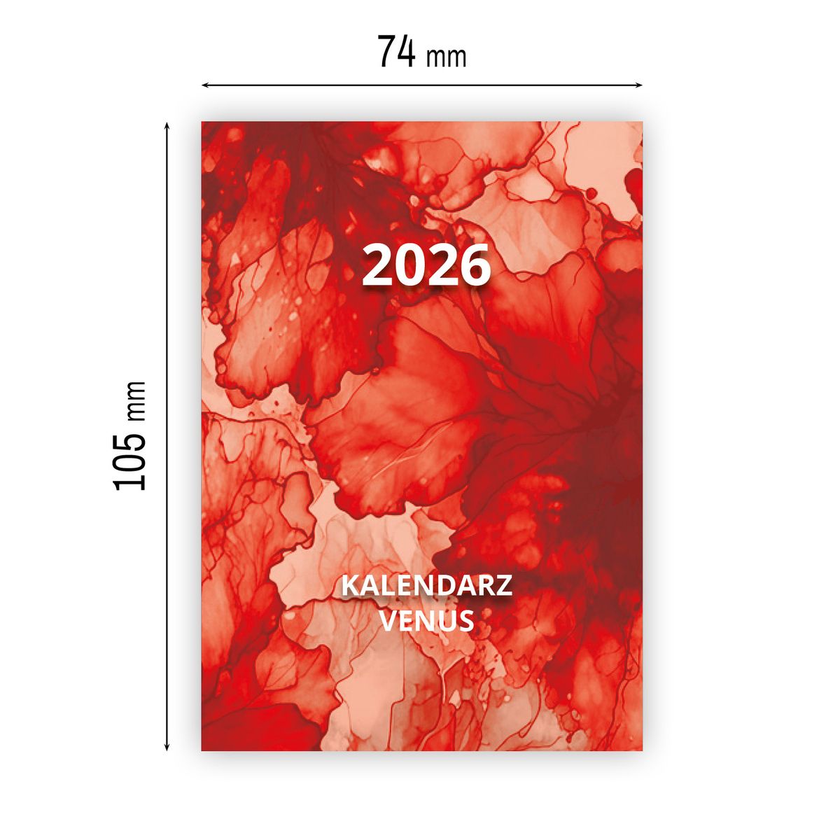 Kalendarz książkowy (terminarz) (308040) k:4071-670 VENUS A7 Press