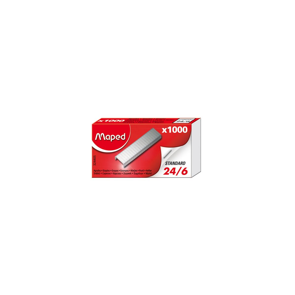 Zszywki 24/6 24/6 1000 szt Maped (324405)