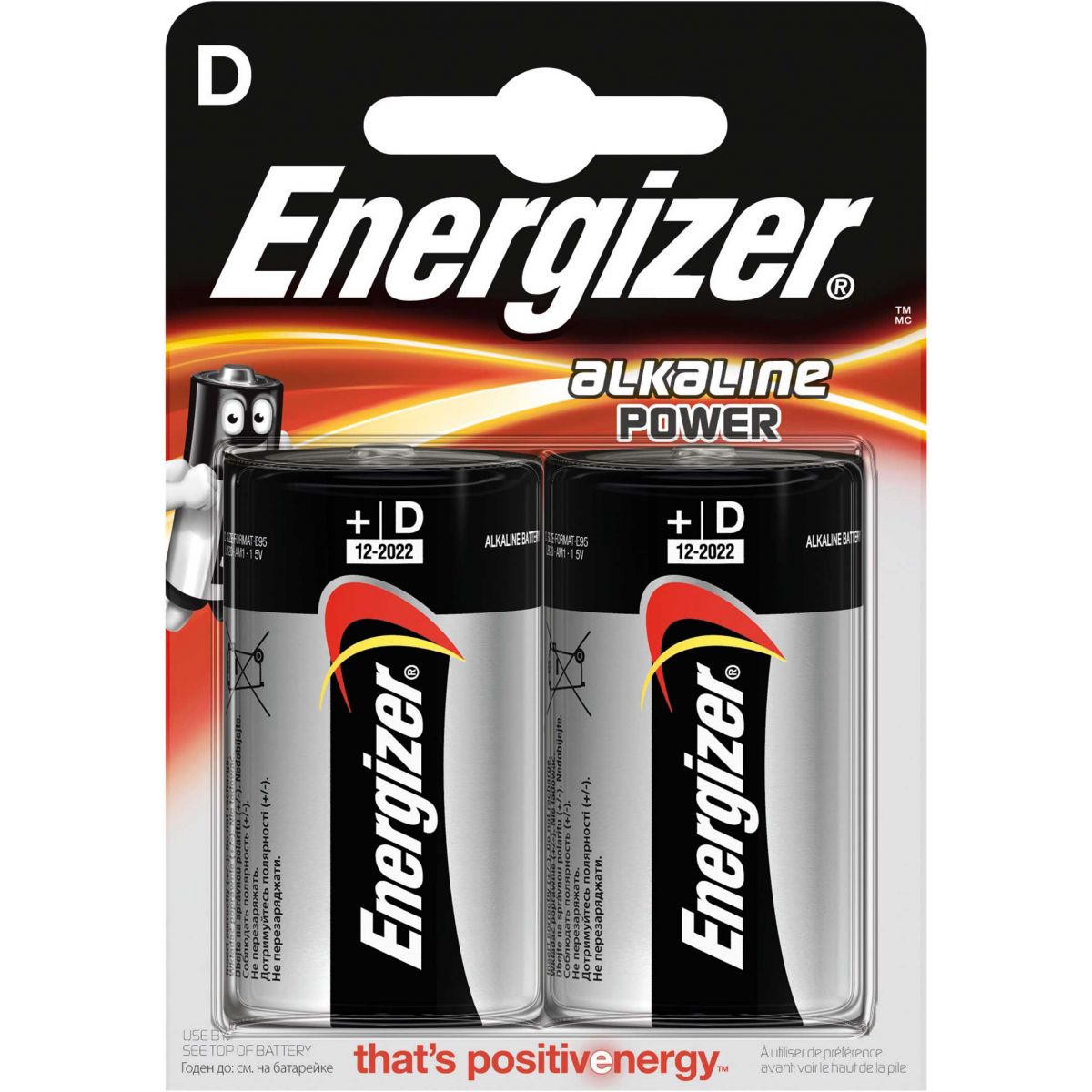 Baterie Energizer Alkaline Power D LR20 LR20 (EN-297331)