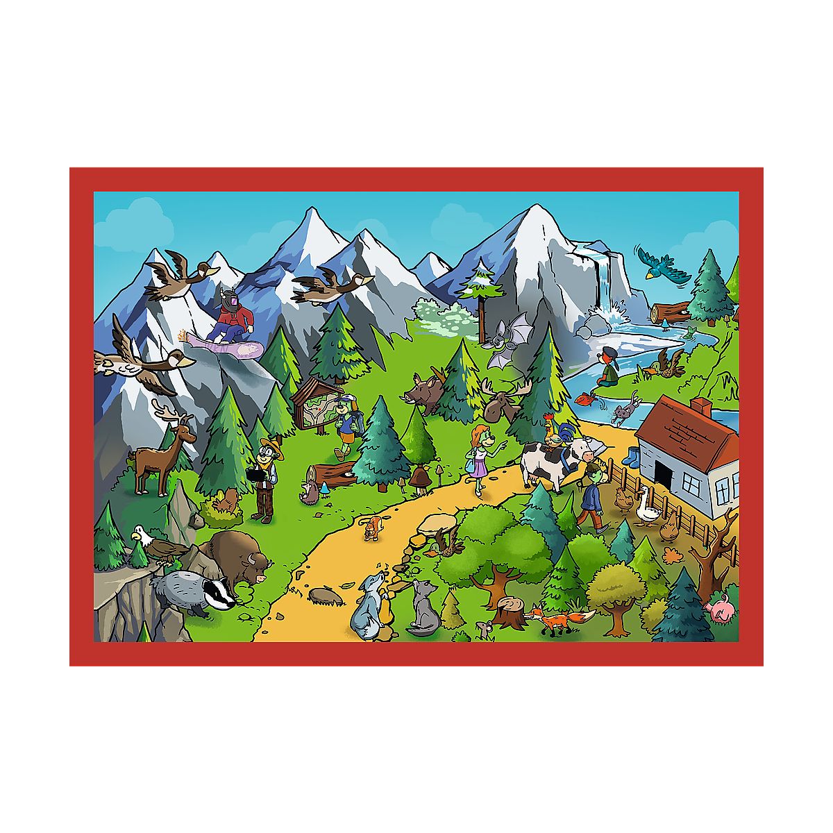 Puzzle Trefliki Podróże Trefl (34675)