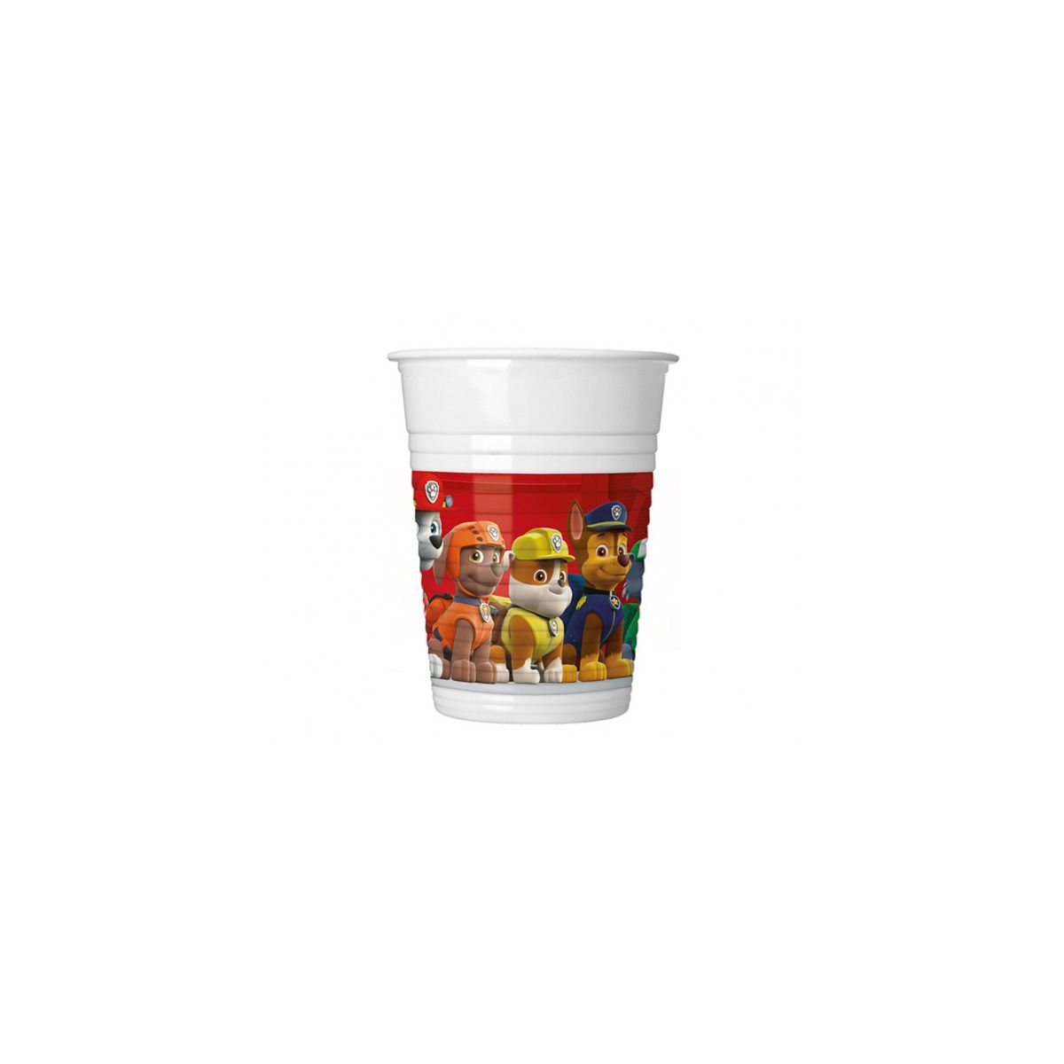 Kubek jednorazowy Godan Paw Patrol - Ready for Action ( 8 szt. plastik 200ml (93556)