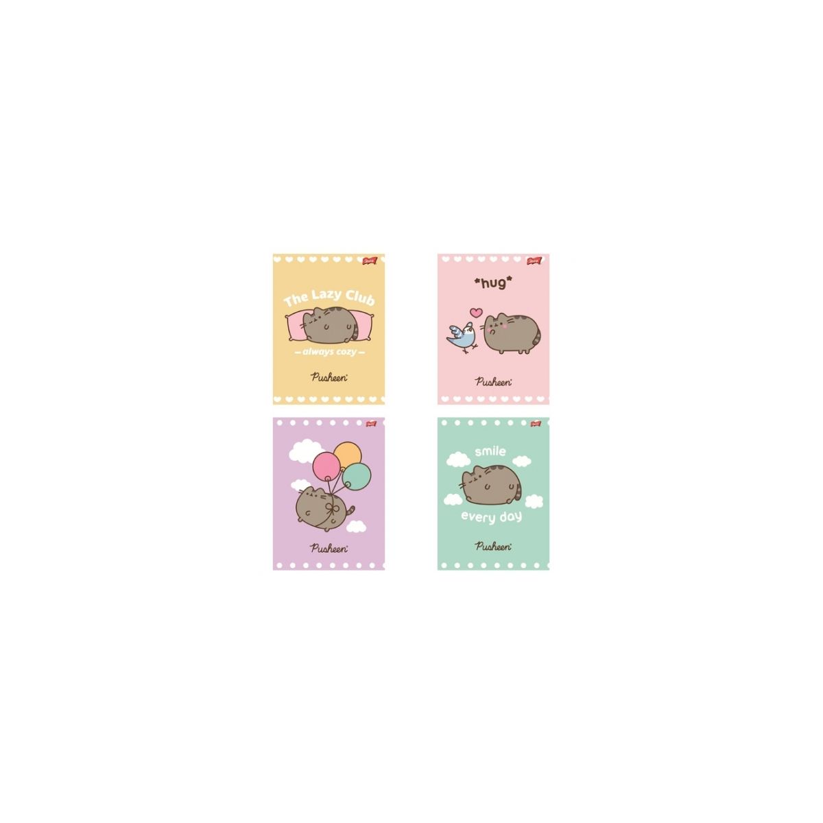 Zeszyt Unipap Pusheen A5 32k. 70g linia kolor